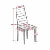 Albatros 2552 MILANO Set de 4 sillas de comedor, blanco - Imagen 6