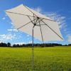 Angel Living 270cm Parasol de Jardín Sombrilla de Aluminio con Mecanismo de Inclinación Sombrilla para Jardín Patio… - Imagen 6