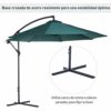 ARCO IRIS MUNDI Arcoiris Sombrilla jardín 300 cm, Sombrilla Jardín, Sombrilla con Manivela, Protección Solar, Parasol… - Imagen 6
