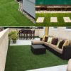 BUNDMAN Césped artificial Azulejos entrelazados Césped falso Césped sintético Alfombra Azulejo Parche de plástico Parche… - Imagen 4