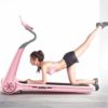 BZLLW Plegable pequeña Cinta de Correr for el hogar, Las Ruedas de Ardilla eléctrica Ejercicio de la Aptitud Caminar… - Imagen 5