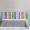 Cabecero Cama PVC Textura Madera Arcoiris 100x60cm | Disponible en Varias Medidas | Cabecero Ligero, Elegante… - Imagen 3