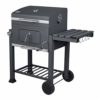 DARDARUGA Barbacoa de Carbón y Carrilla XXL, con Ahumador, Bandeja de Brasas de Altura Ajustable y Cenicero - Smoker Box… - Imagen 3