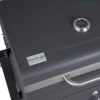 DARDARUGA Barbacoa de Carbón y Carrilla XXL, con Ahumador, Bandeja de Brasas de Altura Ajustable y Cenicero - Smoker Box… - Imagen 5