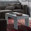 Mesa de Centro Elevable, Mesita de Salon Comedor, Modelo Kendra, Acabado en Blanco Brillo, Medidas: 100 cm (Largo) x 50… - Imagen 8