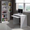Habitdesign Mesa de Ordenador con Bandeja extraíble, Mesa Escritorio Juvenil, Modelo I-Joy, Color Blanco Artik, Medidas… - Imagen 4