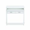 Habitdesign Mesa Escritorio Extensible, Mesa Estudio, Consola, Color Blanco Artik, Medidas: 98,5 cm (Largo) x 36-70 cm… - Imagen 4