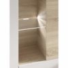 Habitdesign Mueble de Comedor con Leds, Mueble Salon, Modelo Essential, Acabado en Blanco Brillo y Roble Canadian… - Imagen 6