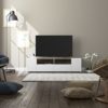 Habitdesign Modulo TV, Mueble de Salon, Juego de Muebles, Modelo Tamiko, Acabado en Blanco Artik y Roble Canadian… - Imagen 7