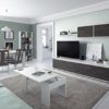 Habitdesign Estantería Reversible, Librería Oficina, Modelo Kawa, Acabado en Color Blanco Artik Y Oxido, Medidas: 180 cm… - Imagen 7