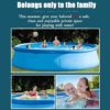 MU Piscinas de Verano Fiesta Del Agua Natación, en la Tierra Gruesa Hijos de Piscina Inflable Al Aire Libre Piscina para… - Imagen 6
