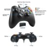 Mando para Xbox360, Gamepad Alámbrico para PC/PS3, Joystick con los Botones para Windows7/8/8.1/10, Negro - Imagen 4