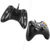 Mando para Xbox360, Gamepad Alámbrico para PC/PS3, Joystick con los Botones para Windows7/8/8.1/10, Negro - Imagen 8