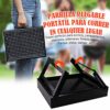 Minterest Barbacoa Portatil, Parrilla de Carbón de Barbacoa Plegable Portátil de Acero Mini Barbacoa Pequeña Inoxidable… - Imagen 5