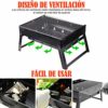 Minterest Barbacoa Portatil, Parrilla de Carbón de Barbacoa Plegable Portátil de Acero Mini Barbacoa Pequeña Inoxidable… - Imagen 8