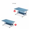 N Mesa Plegable Portátil Mesa Elevable Móvil Y Ajustable Mesita De Noche Estantería Escritorio Almacenamiento Dormitorio… - Imagen 3