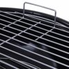 Outsunny Barbacoa de Carbón Vegetal con Ruedas Parilla de Carbón BBQ Portátil Tapa y Tazón Esmaltados Mangos de Madera… - Imagen 6