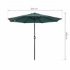 Outsunny Sombrilla de Jardín Ø295x250 cm con Manivela Parasol Exterior con Mecanismo de Inclinación y Poste Desmontable… - Imagen 7