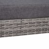 Outsunny Sofá de Ratán Estructura de Aluminio Dos Plazas con Cojín Desmontable Sillón Mueble de Jardín 118x75x79cm para… - Imagen 8