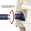 Outsunny Sombrilla Parasol Doble para Jardín 4,6x2,7x2,4 m Sombrilla Gigante Anti UV con Manivela para Exterior Patio… - Imagen 5