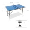 Relaxdays Mesa de Ping Pong, Infantil - Imagen 6