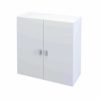 Samblo Armario Bajo de Cocina con 2 Puertas, Blanco, 26.5 x 60 x 60 cm - Imagen 3
