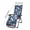 Silla Reclinable del Cojín del Amortiguador,Salón Cojín Engrosada, Portátil Jardín Patio Gruesa Acolchada Cama… - Imagen 3