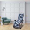 Silla Reclinable del Cojín del Amortiguador,Salón Cojín Engrosada, Portátil Jardín Patio Gruesa Acolchada Cama… - Imagen 4