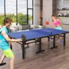 Stoge 2020 Mesa De Tennis con Juego De Paleta De Red Y Ping Pong, Mesa De Ping Pong Interior/Exterior, Mesas De Juego… - Imagen 8