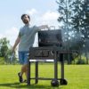 TecTake Barbacoa Barbecue Grill con Carbón Vegetal Parrilla Fumador - varios modelos - (Grill con carbón vegetal de lujo… - Imagen 3