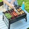 Uten - Barbacoa portátil, de Acero Inoxidable, Ideal para ahumar al carbón, Parrilla para Asar, para Acampada, de tamaño… - Imagen 3