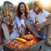 Uten - Barbacoa portátil, de Acero Inoxidable, Ideal para ahumar al carbón, Parrilla para Asar, para Acampada, de tamaño… - Imagen 8