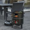 WOLTU Barbacoas de Carbón Parrilla de carbón 3 en 1 Barbacoas de Exterior Parrilla Ahumada para BBQ, Jardín, Camping 40… - Imagen 3