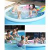 XUzgHA Natación XUZG Verano del Parque acuático Piscina Inflable, Inflable bañera Redonda Cubierta y una Gran Piscina al… - Imagen 3