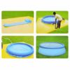 XUzgHA Natación XUZG Verano del Parque acuático Piscina Inflable, Inflable bañera Redonda Cubierta y una Gran Piscina al… - Imagen 4